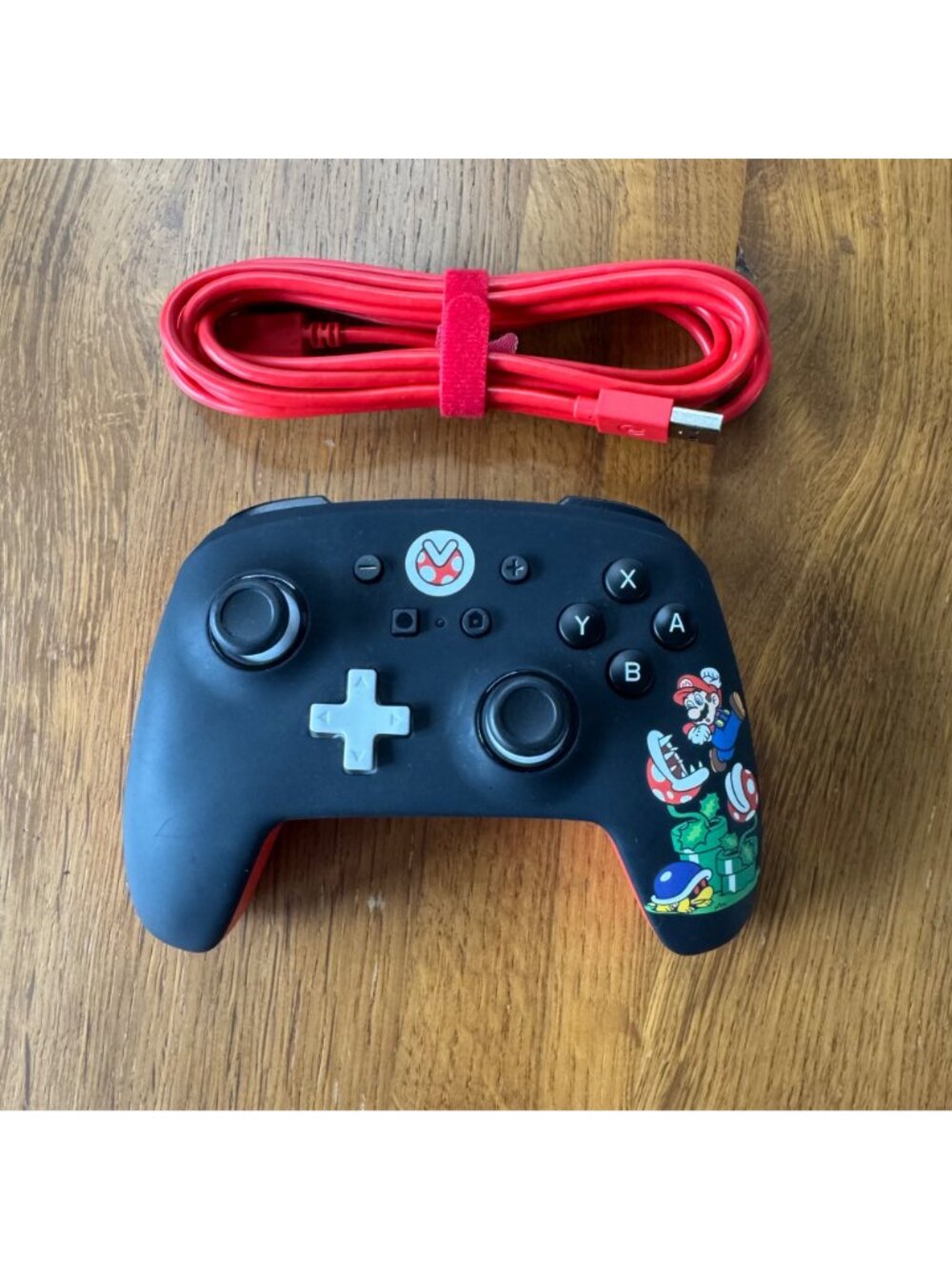 NINTENDO SWITCH Power A Enhanced Wireless Controller Super Mario Mayhem Like New - Picture 3 of 7